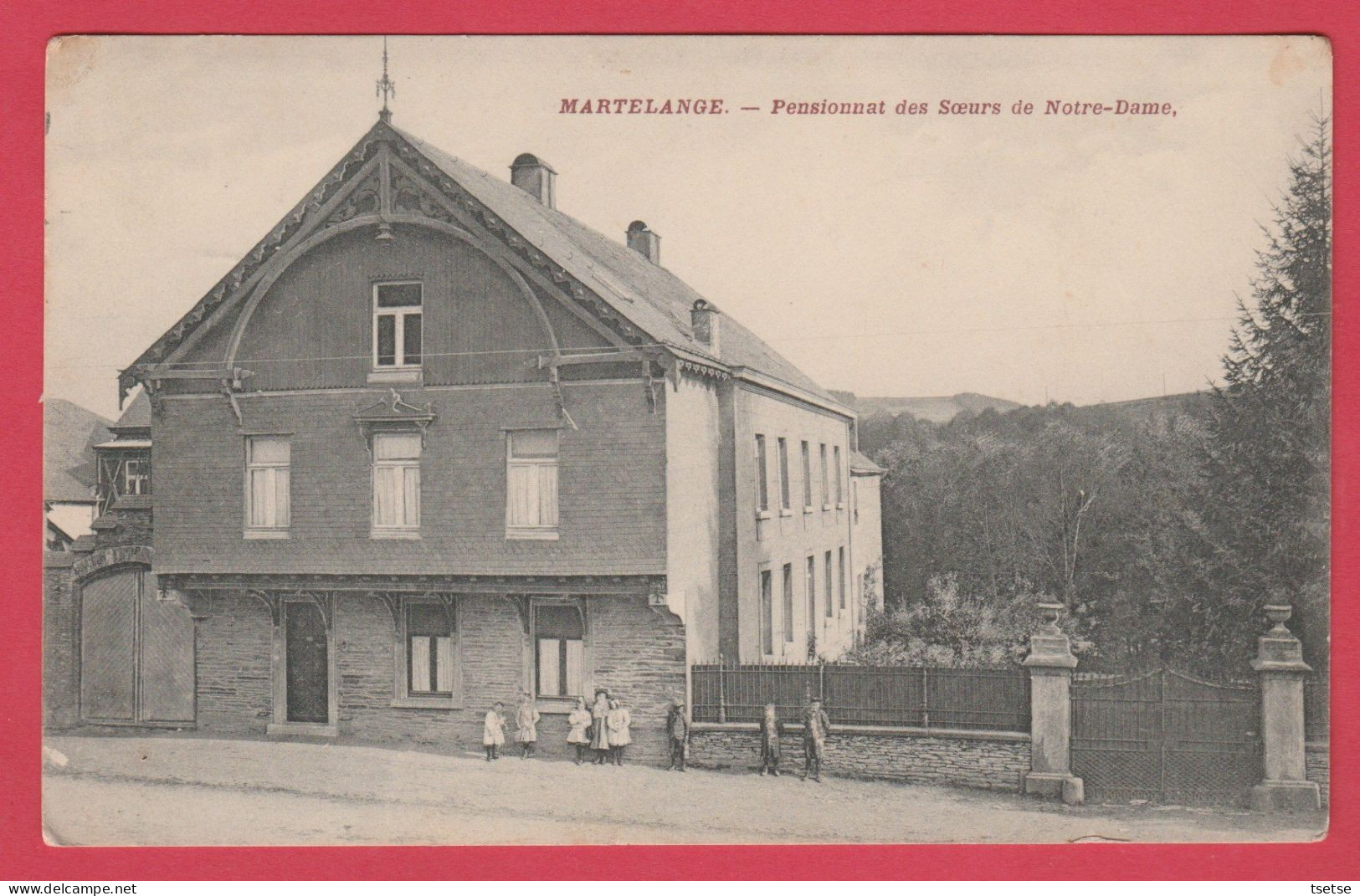 Martelange - Pensionnat Des Soeurs De Notre-Dame - 1910 ( Voir Verso ) - Martelange