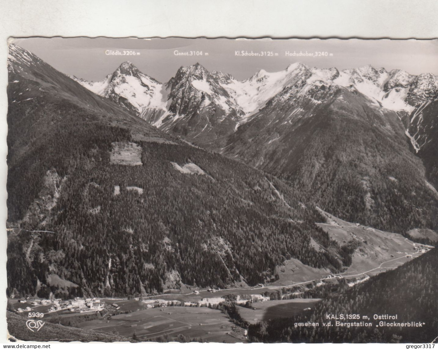 D4638) KALS In Osttirol - Gegehen V. D. Bergstation GLOCKNERBLICK 1960 - Kals