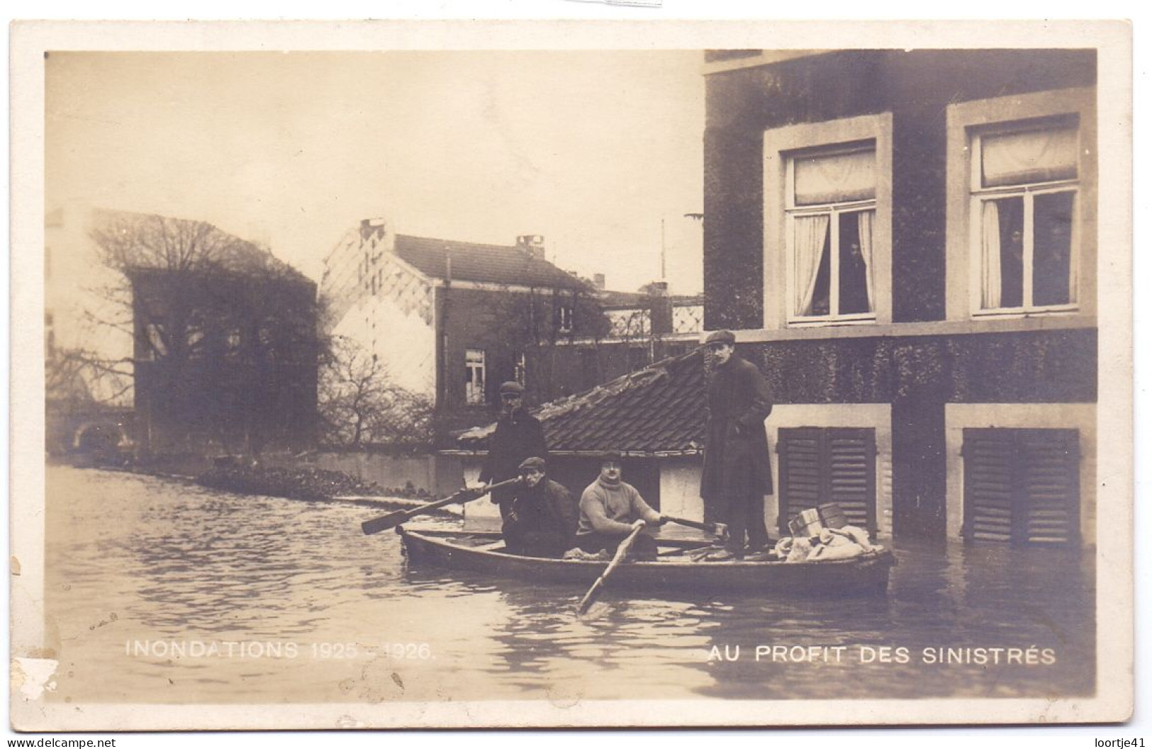CP - Carte Photo - Inondations 1925 - 1926 - Au Profit Des Sinistrés - Forest - Overstromingen