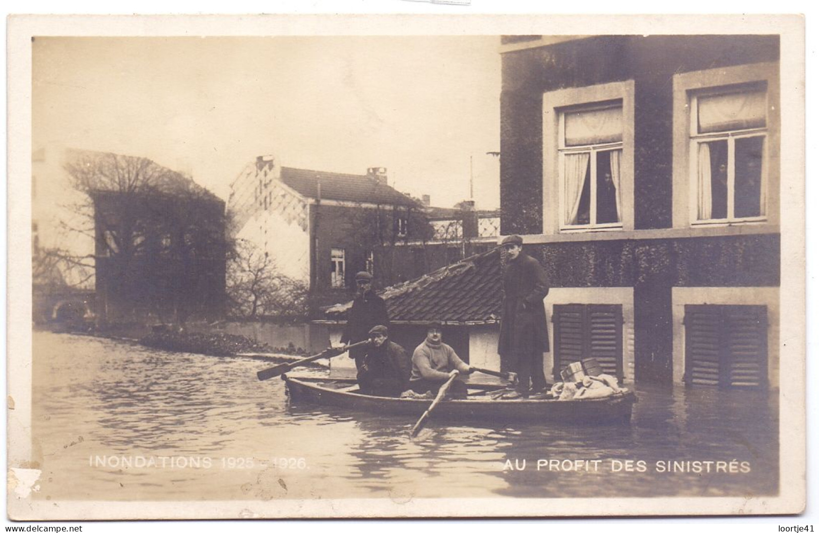 CP - Carte Photo - Inondations 1925 - 1926 - Au Profit Des Sinistrés - Forest - Überschwemmungen