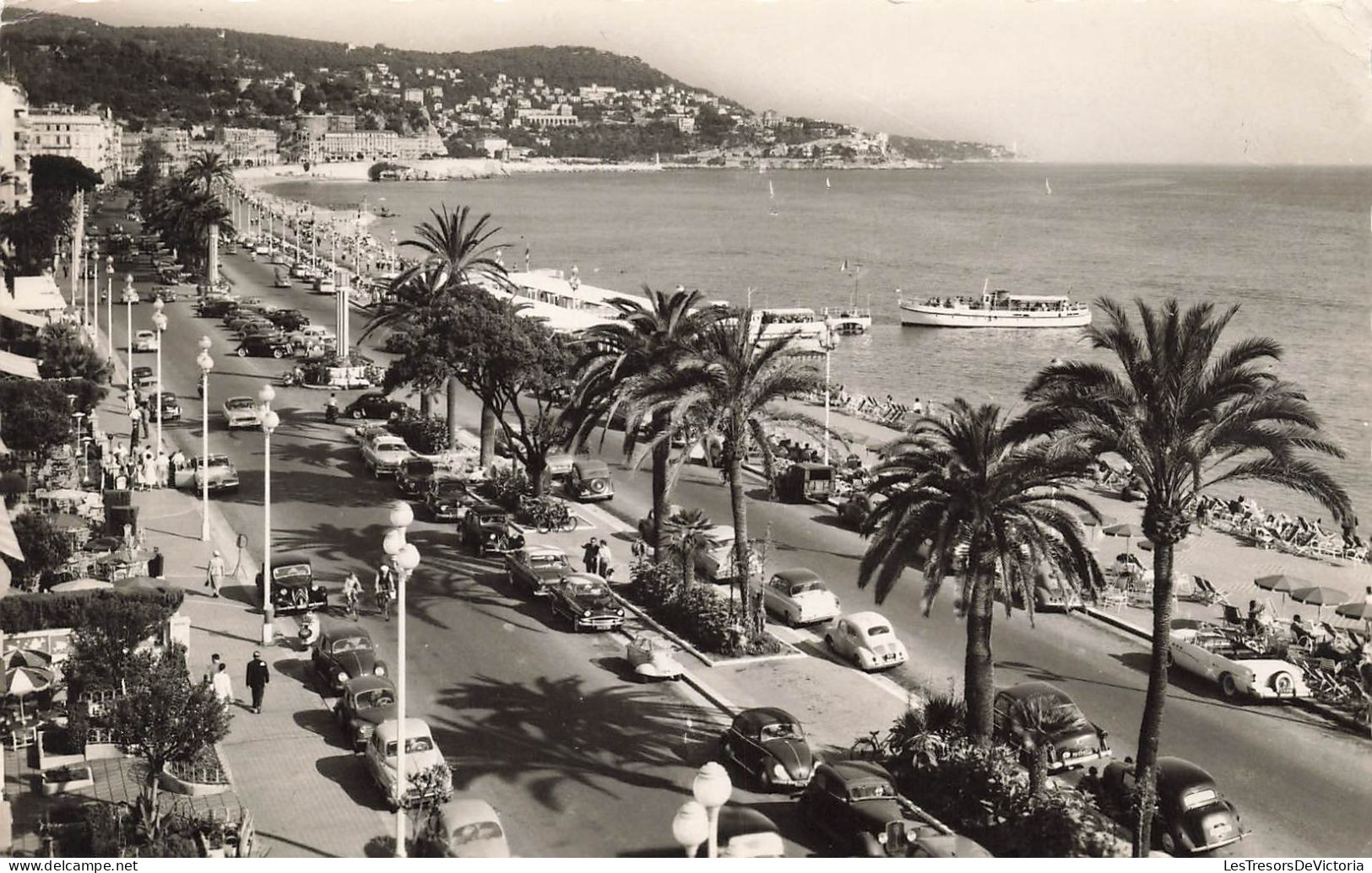 FRANCE - Nice - Promenade Des Anglais - Vers Le Mont Boron - Animé - Carte Postale Ancienne - Places, Squares