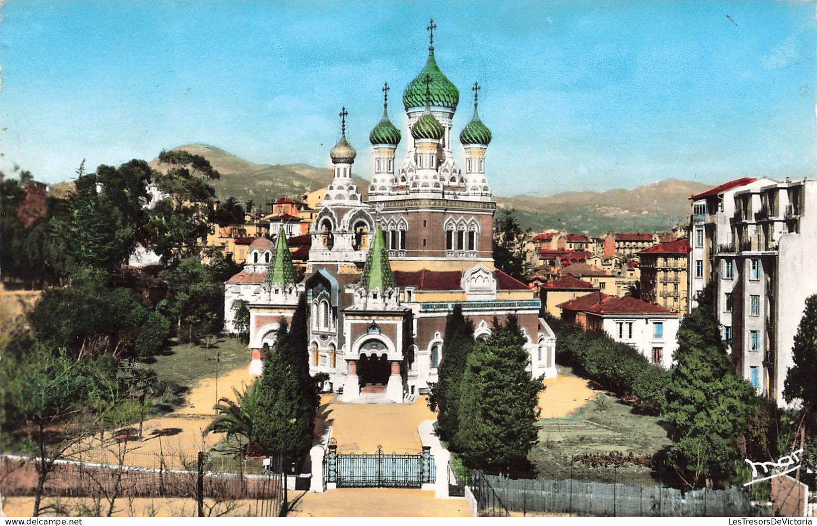 FRANCE - Nice - L'Eglise Orthodoxe - Colorisé - Carte Postale Ancienne - Monuments, édifices