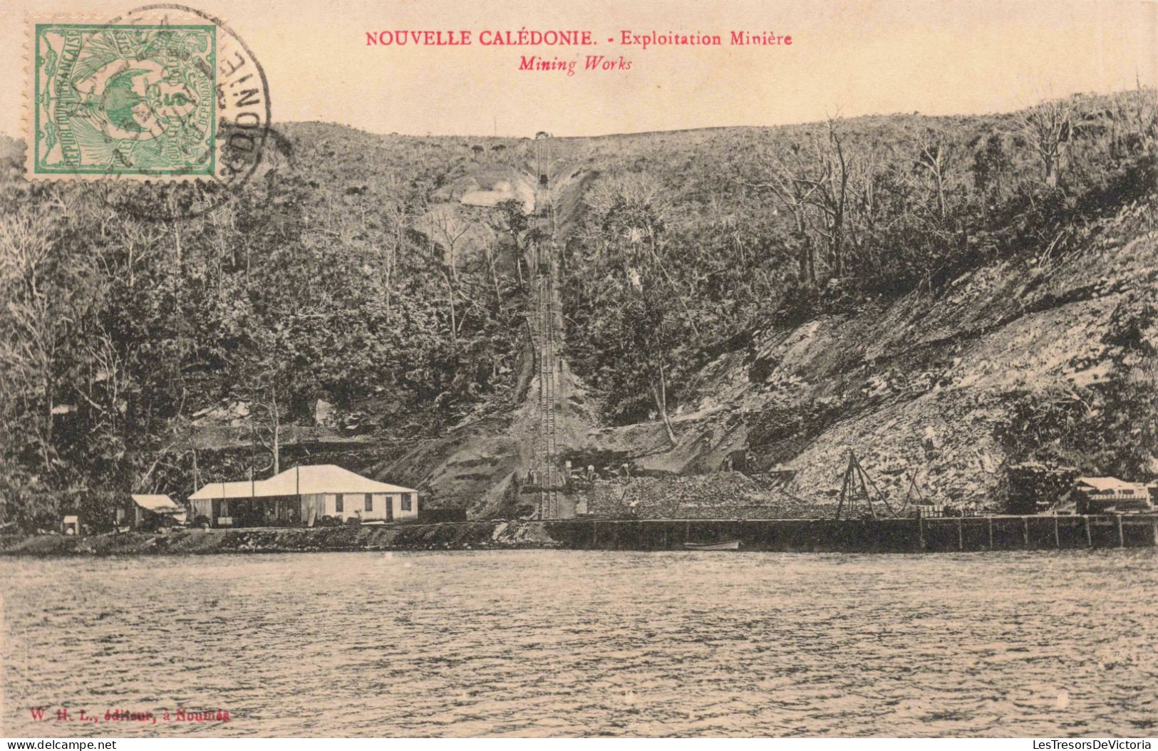 NOUVELLE CALEDONIE - Exploitation Minière - Carte Postale Ancienne - Neukaledonien