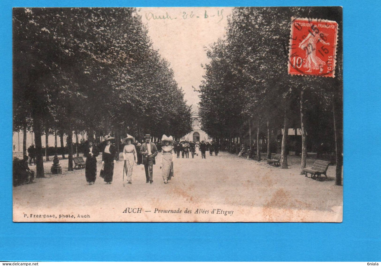 18000 AUCH  Promenade Des Allées D'Etigny      (2 Scans ) - Auch