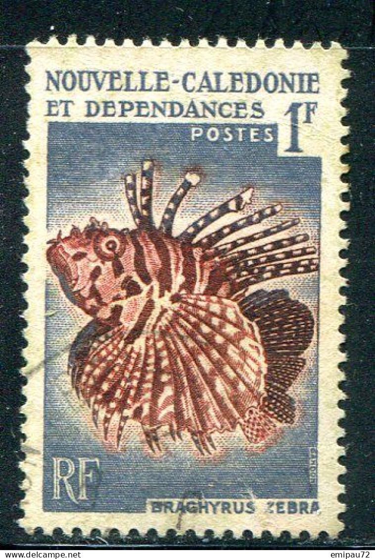 NOUVELLE CALEDONIE- Y&T N°291- Oblitéré (poissons) - Used Stamps