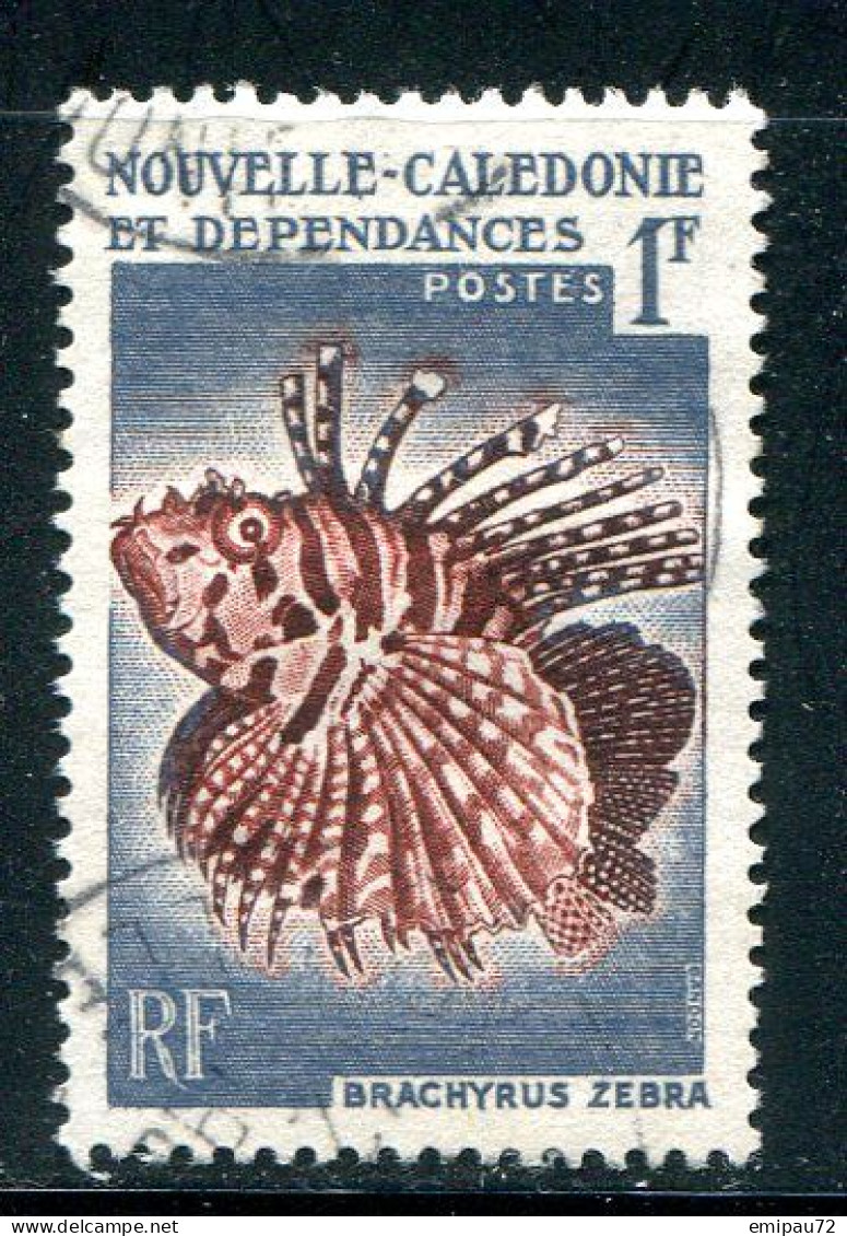 NOUVELLE CALEDONIE- Y&T N°291- Oblitéré (poissons) - Used Stamps