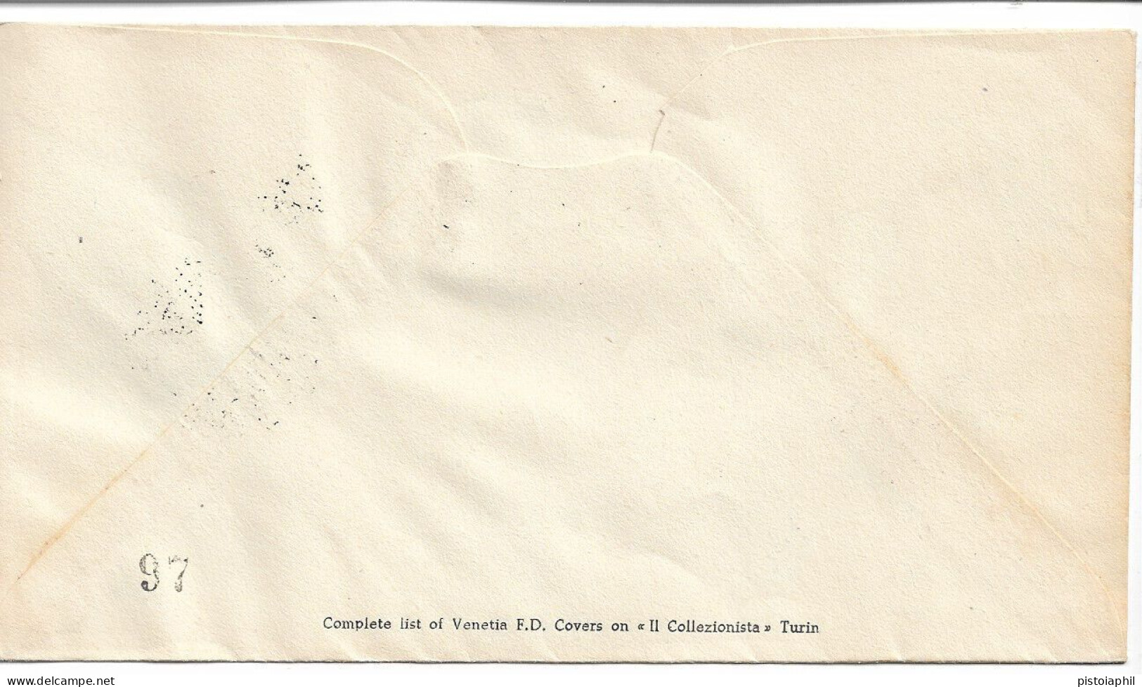 Fdc Venetia N. 131: POSTA AEREA L. 1000 (1952) No Viaggiata - Marcophilia