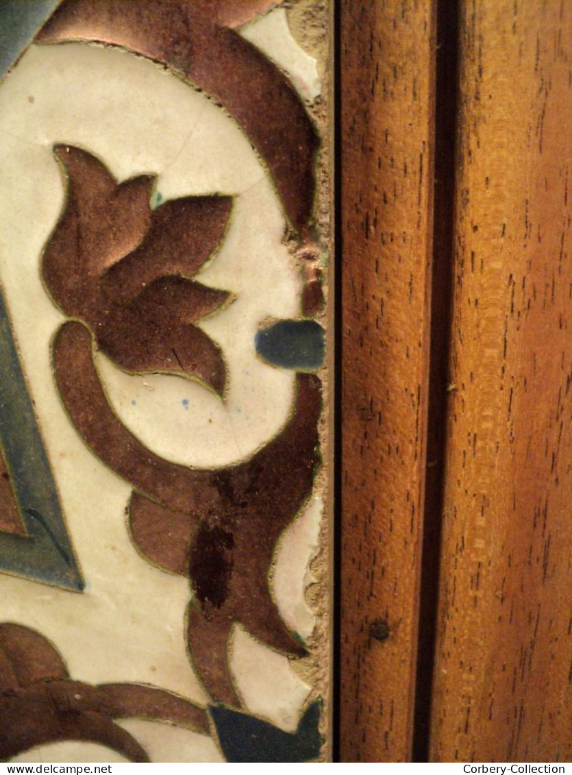 Anciens Carreaux Céramique Espagne XIXe Azulejos Cuenca y Arista Triana Sevilla