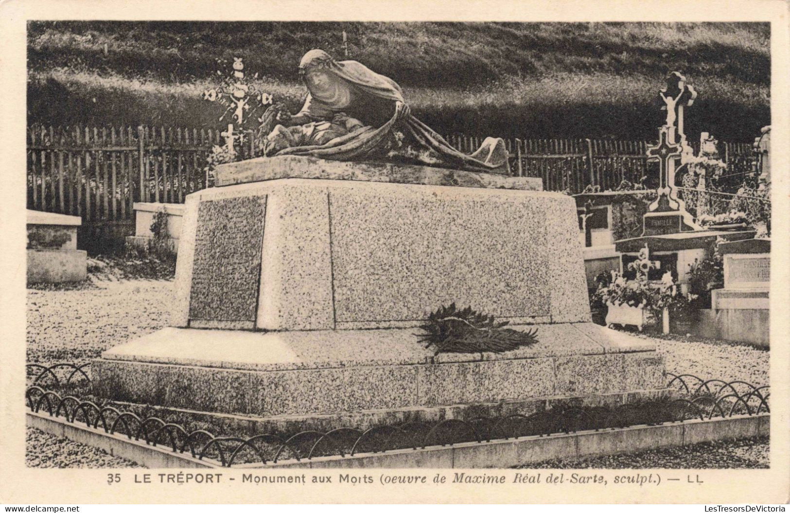 FRANCE - Le Tréport - Monument Aux Morts (Oeuvre De Maxime Réal Del Sarte) - LL - Carte Postale Ancienne - Le Treport