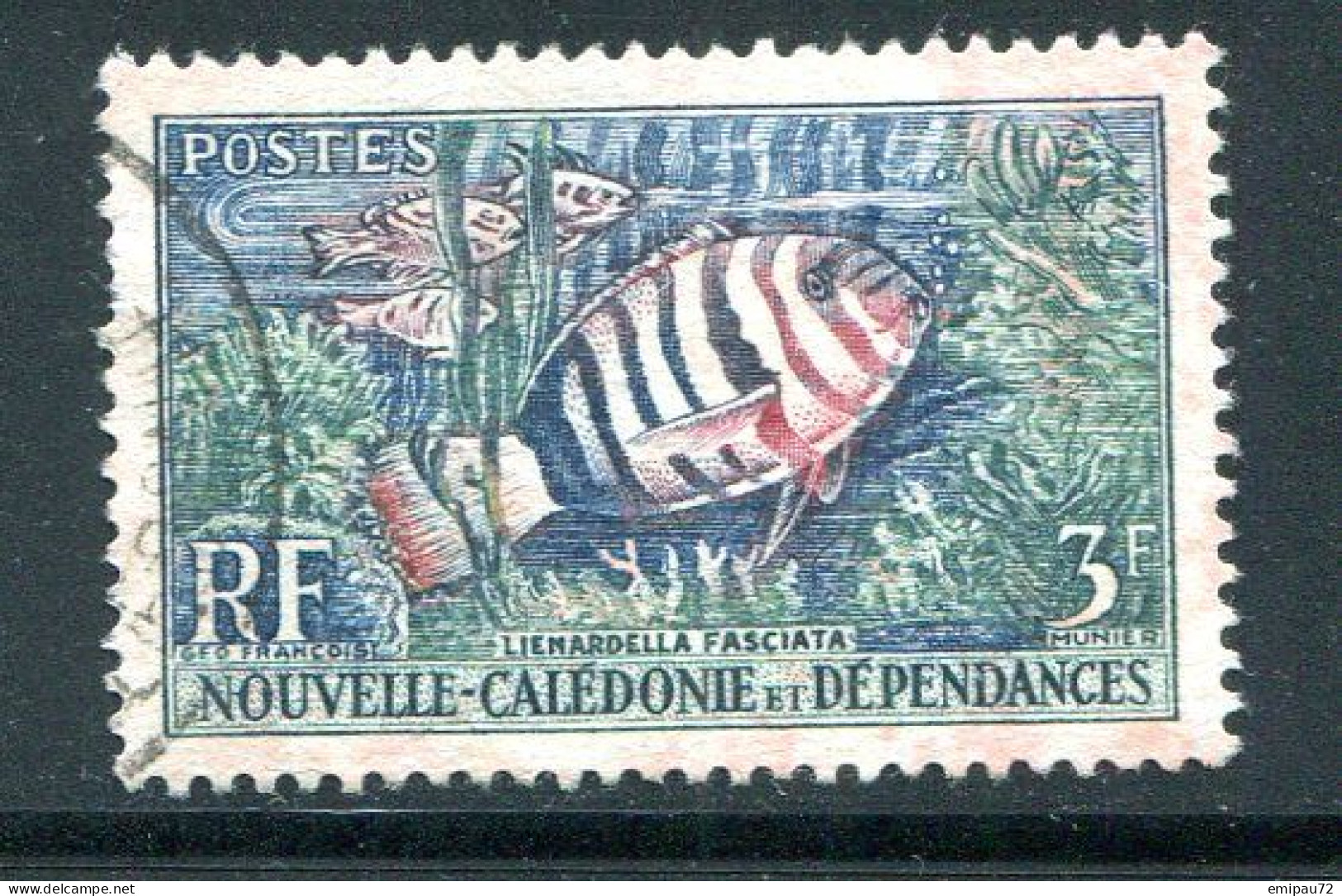 NOUVELLE CALEDONIE- Y&T N°292- Oblitéré (poissons) - Used Stamps