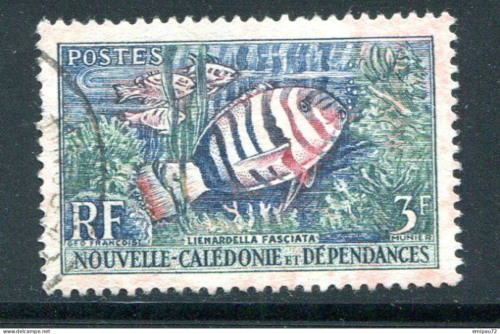 NOUVELLE CALEDONIE- Y&T N°292- Oblitéré (poissons) - Gebraucht