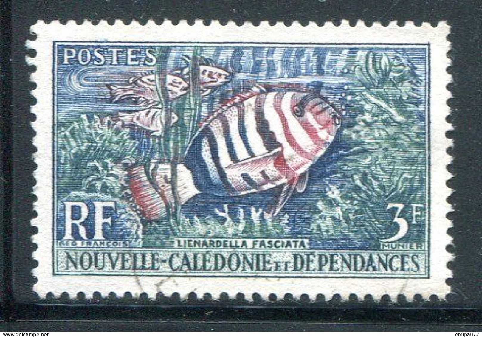 NOUVELLE CALEDONIE- Y&T N°292- Oblitéré (poissons) - Used Stamps