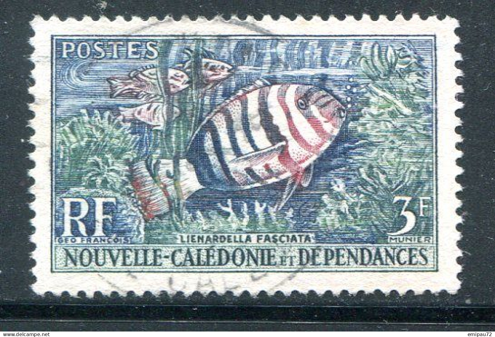 NOUVELLE CALEDONIE- Y&T N°292- Oblitéré (poissons) - Gebruikt