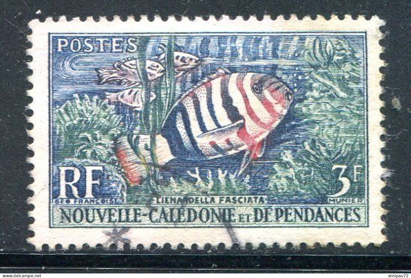 NOUVELLE CALEDONIE- Y&T N°292- Oblitéré (poissons) - Used Stamps
