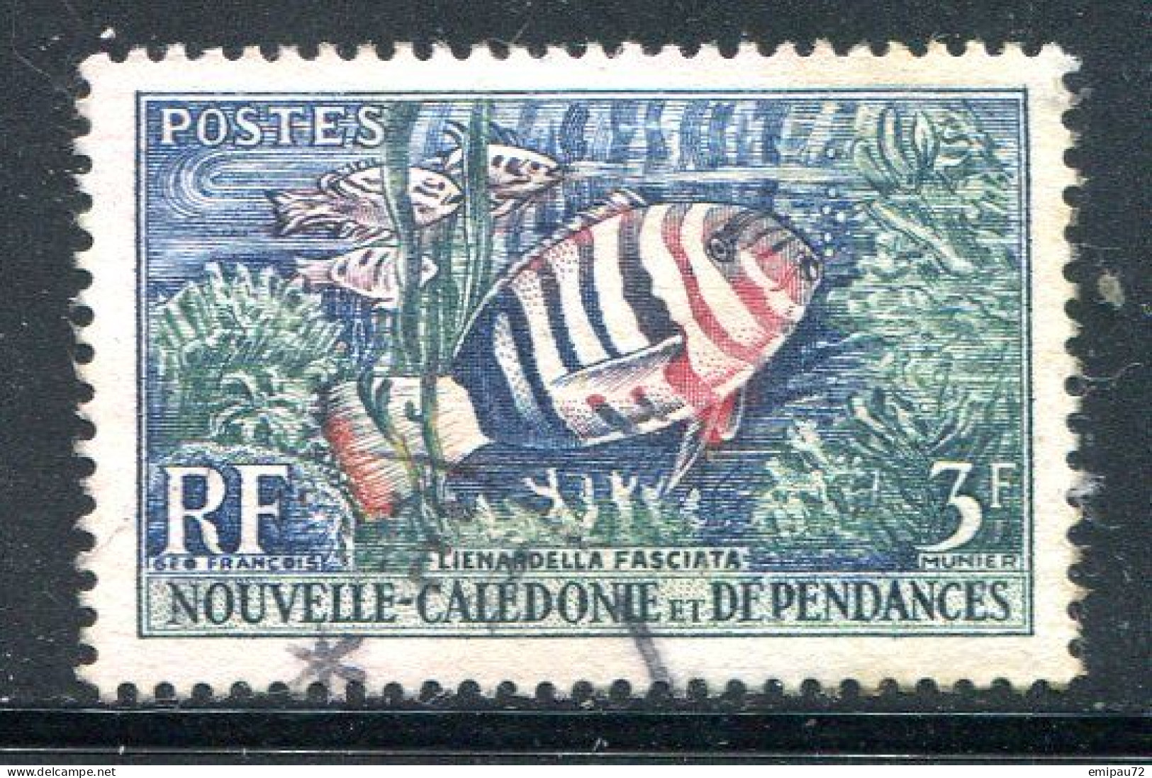 NOUVELLE CALEDONIE- Y&T N°292- Oblitéré (poissons) - Gebraucht