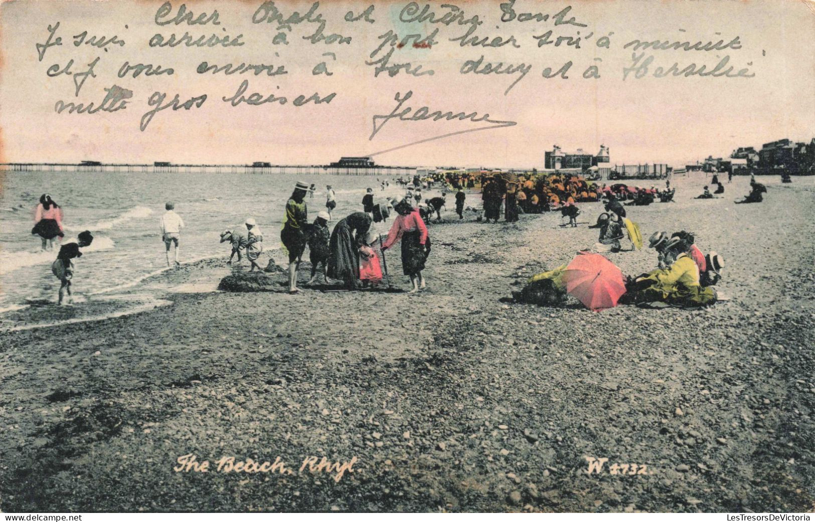 PHOTOGRAPHIE  - La Plage  - Colorisé - Carte Postale Ancienne - Fotografie