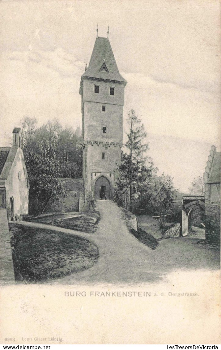 ALLEMAGNE - Hesse - Darmstadt - Burg Frankenstein - Carte Postale Ancienne - Darmstadt