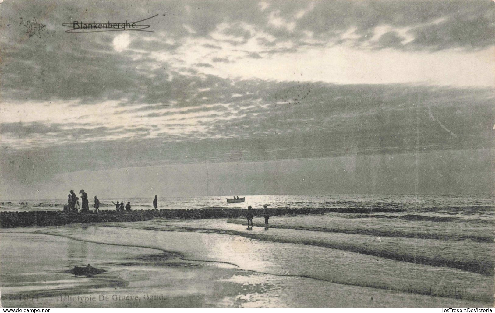 BELGIQUE - Blankenberge - Plage -  -  Carte Postale Ancienne - Blankenberge