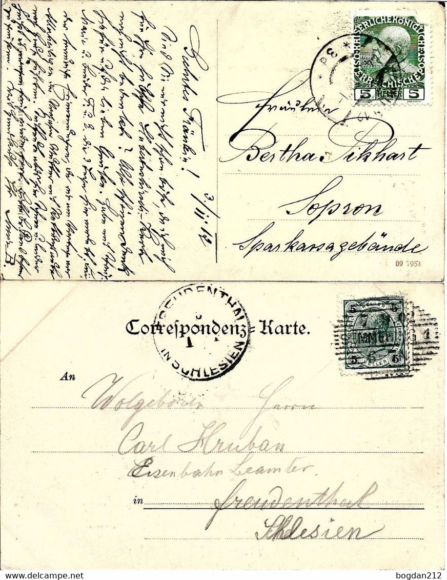 1902/12 - SEMMERING , 2 Stk.   Gute Zustand, 2 Scan - Neunkirchen