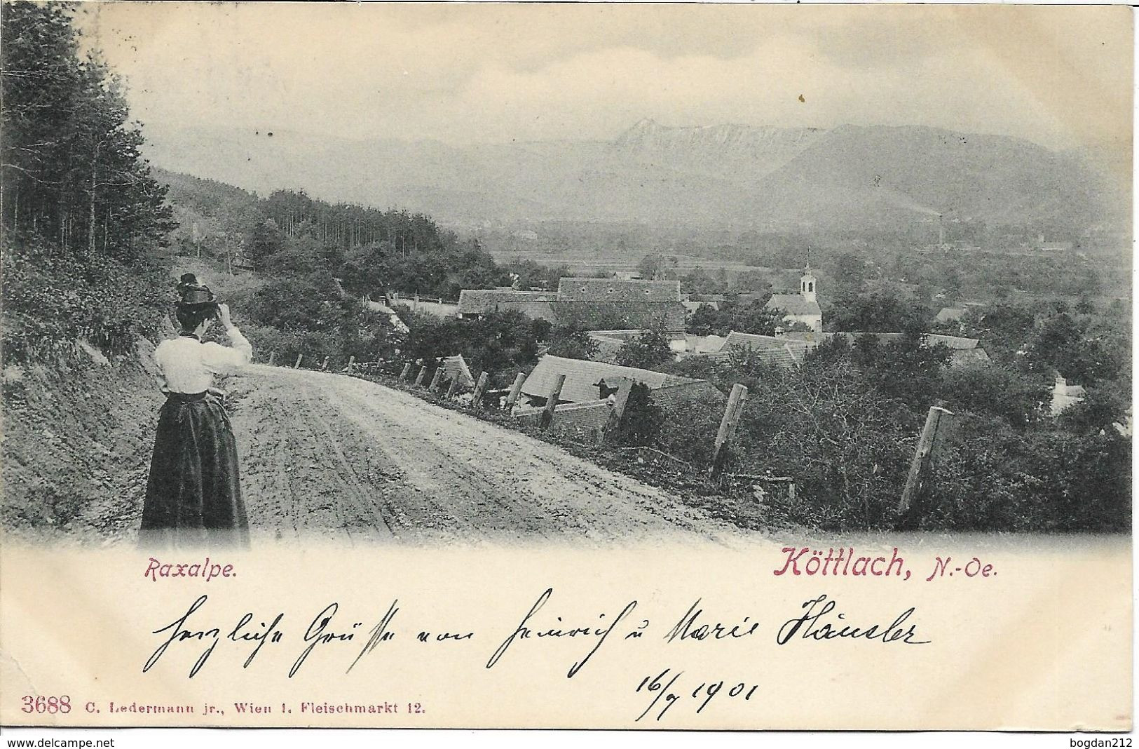 1901 - KOTTLACH  Enzenreith , Gute Zustand, 2 Scan - Neunkirchen