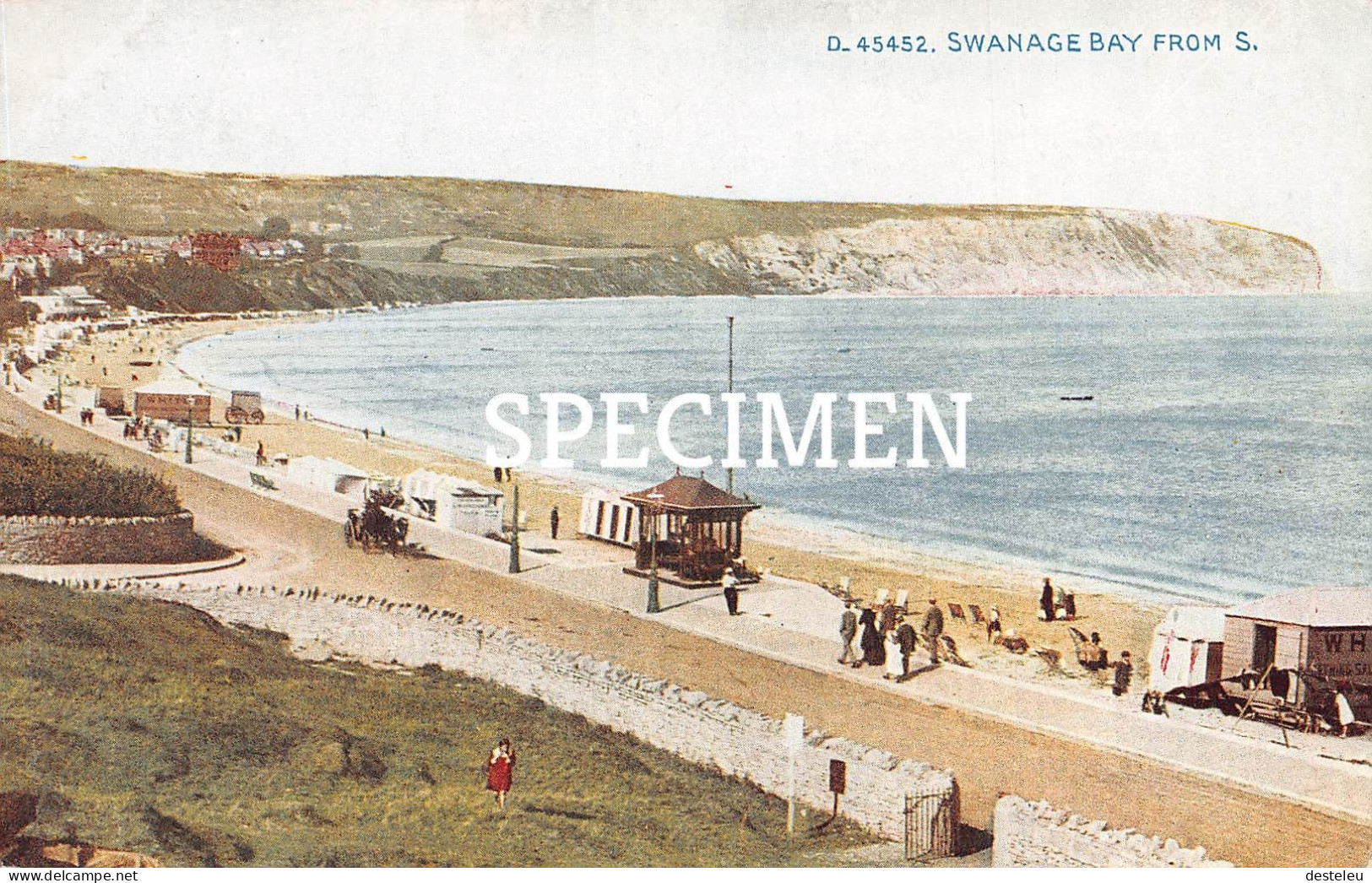 Swanage Bay From S. - Swanage