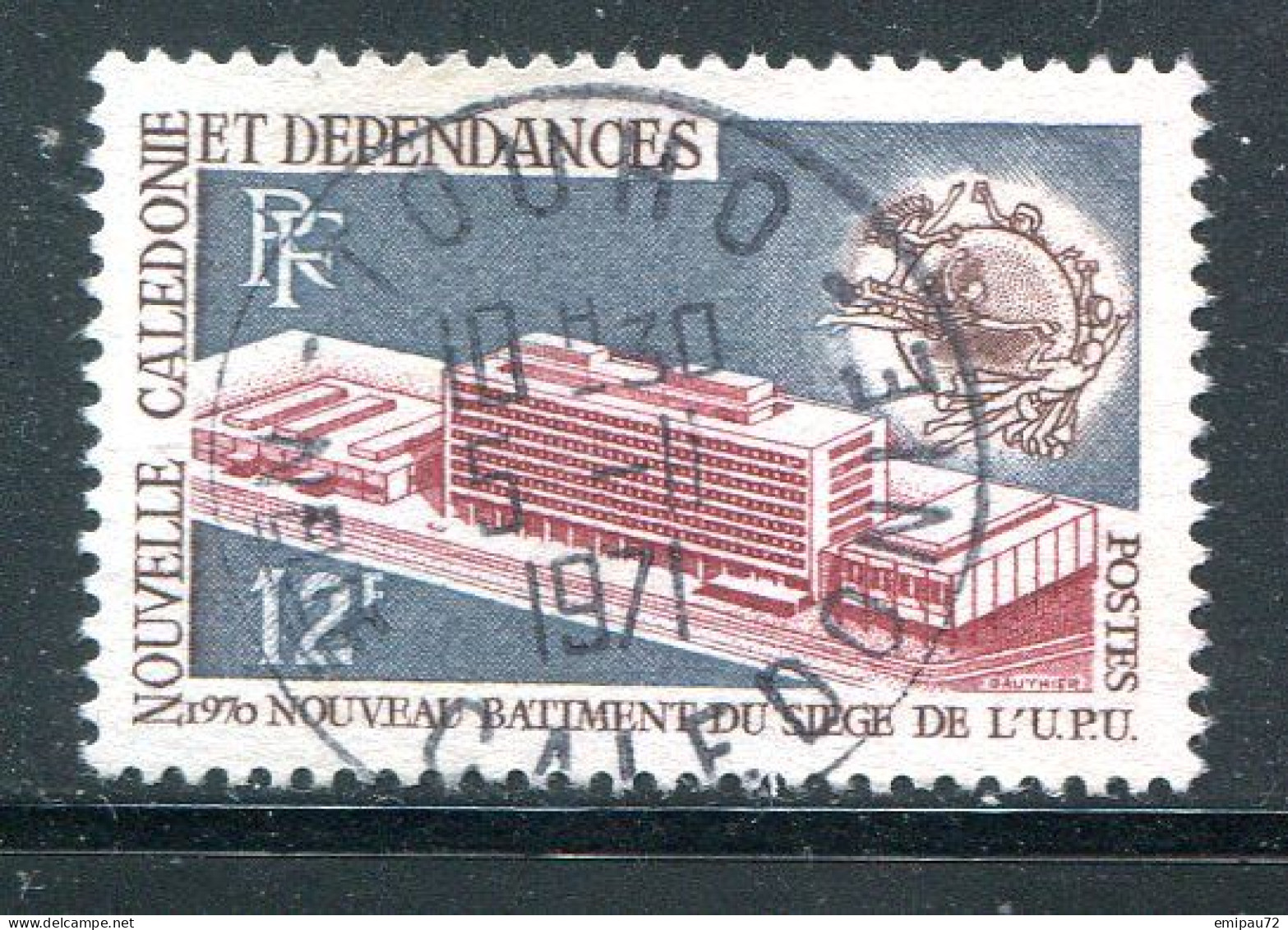 NOUVELLE CALEDONIE- Y&T N°367- Oblitéré (très Belle Oblitération!!!) - Used Stamps