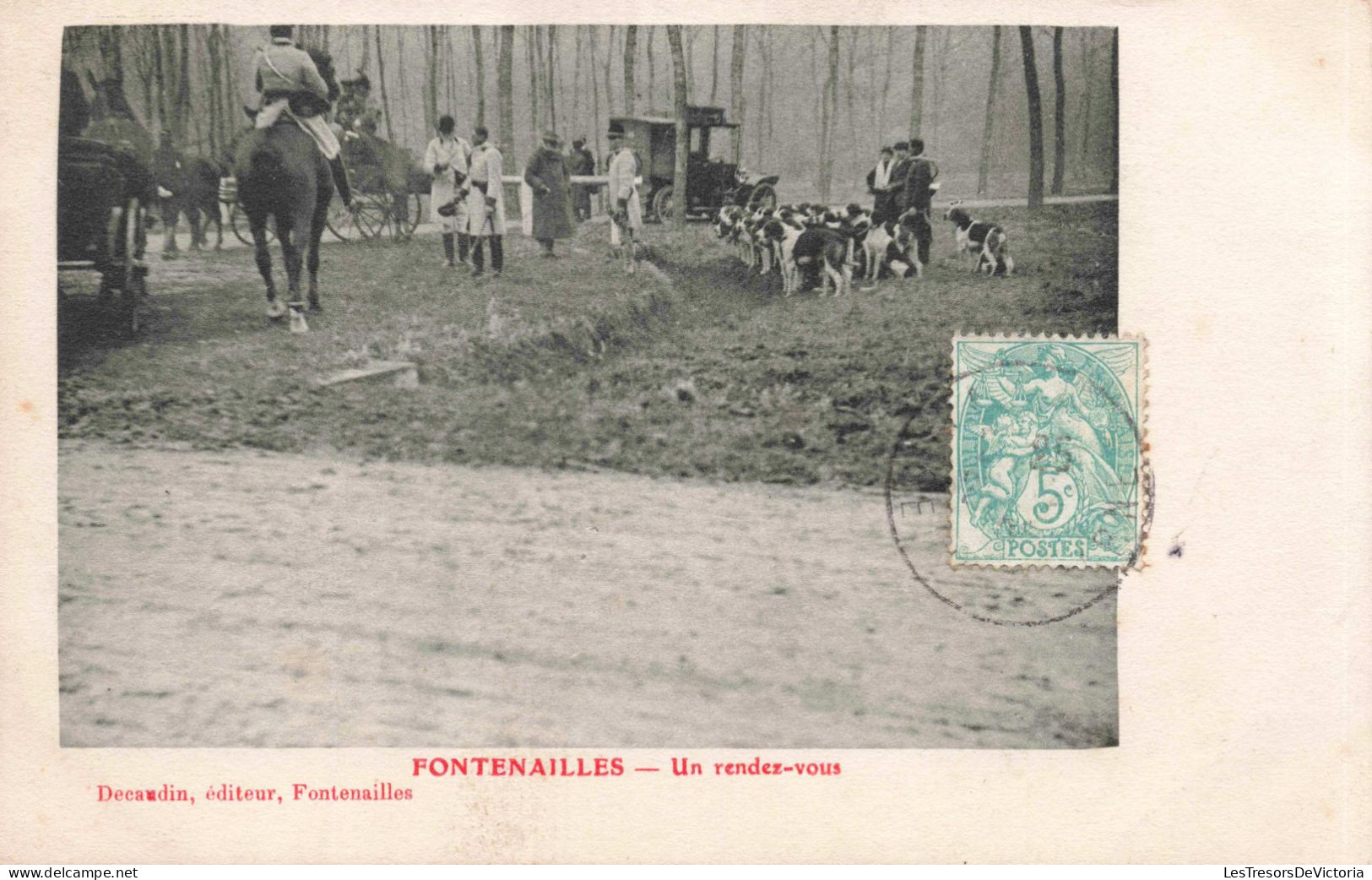 FRANCE - Provins - Fontenailles - Un Rendez-vous - Carte Postale Ancienne - Provins