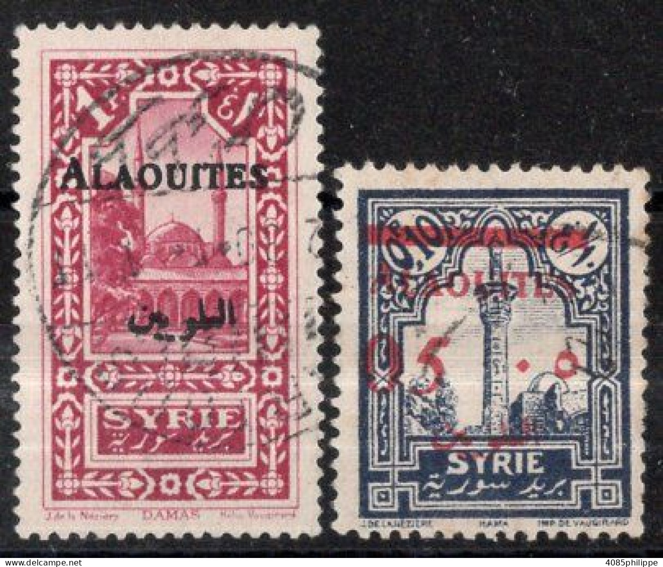 ALAOUITES Timbres-Poste N°26 & 41 Oblitérés TB Cote 3€00 - Used Stamps