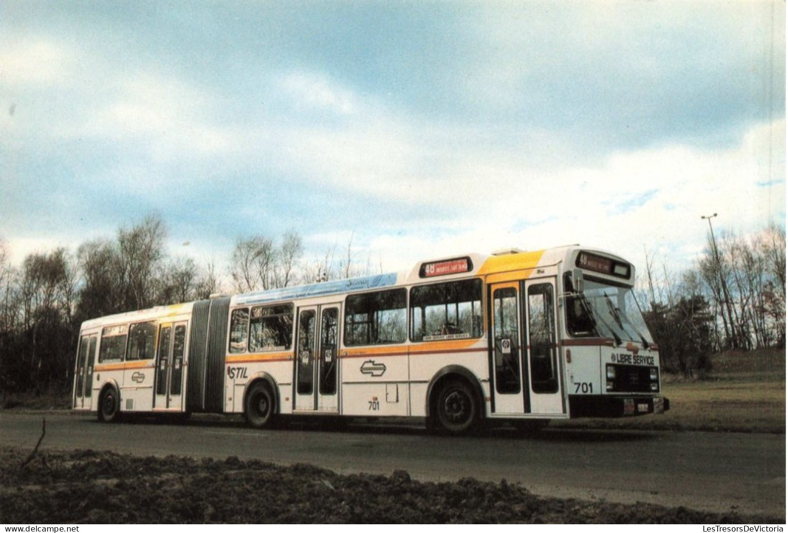 TRANSPORT - Liège - Autobus Articulé VAN HOOL AG 280 - Carte Postale - Busse & Reisebusse