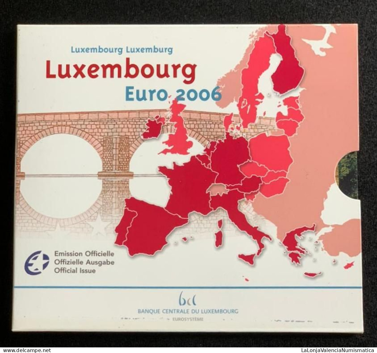 Luxemburgo Cartera Euro Set 9 Monedas 2006 Sc Unc - Luxembourg