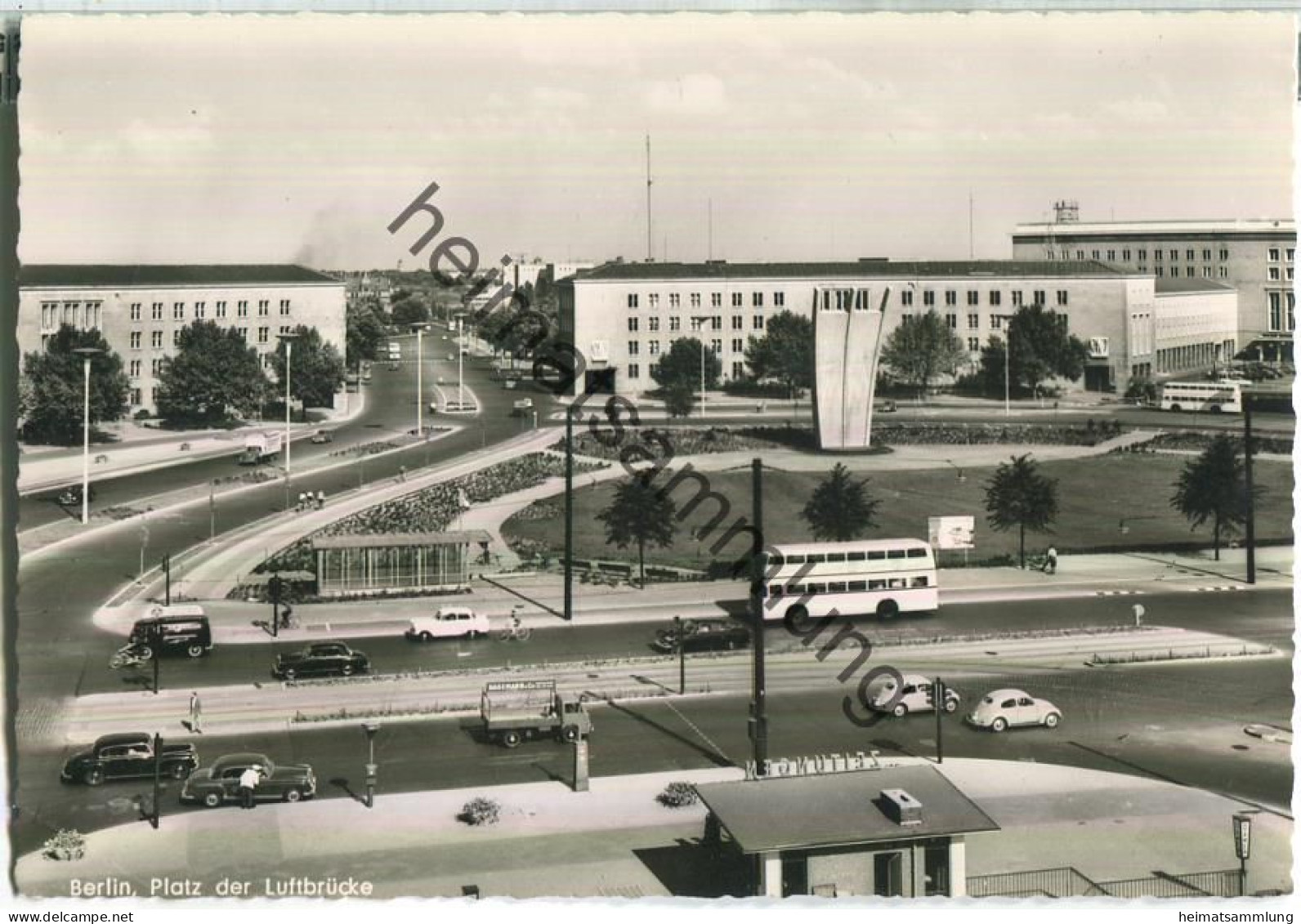 Berlin - Platz Der Luftbrücke - Foto-Ansichtskarte - Verlag Kunst Und Bild Berlin 60er Jahre - Tempelhof