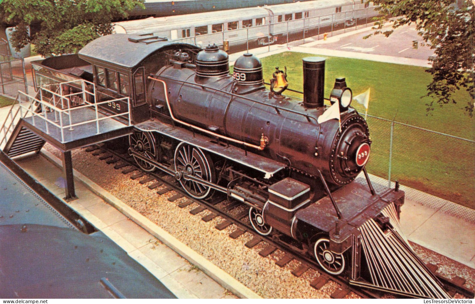 TRANSPORT - The Famous 999 - This Famous Locomotive Of The New York Central's Empire State ...- Carte Postale - Eisenbahnen