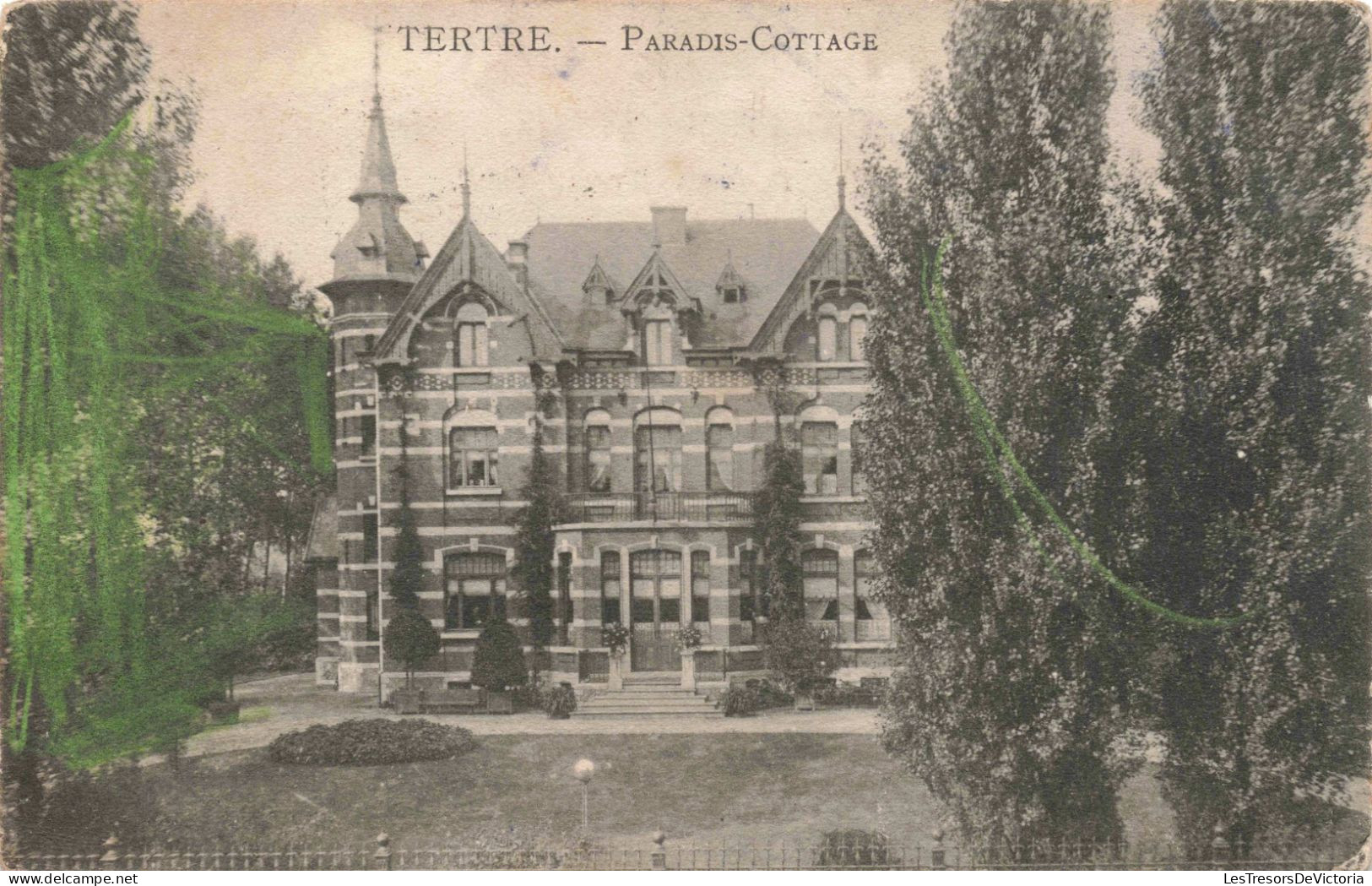 BELGIQUE - Tertre - Paradis-Cottage - Carte Postale Ancienne - Saint-Ghislain
