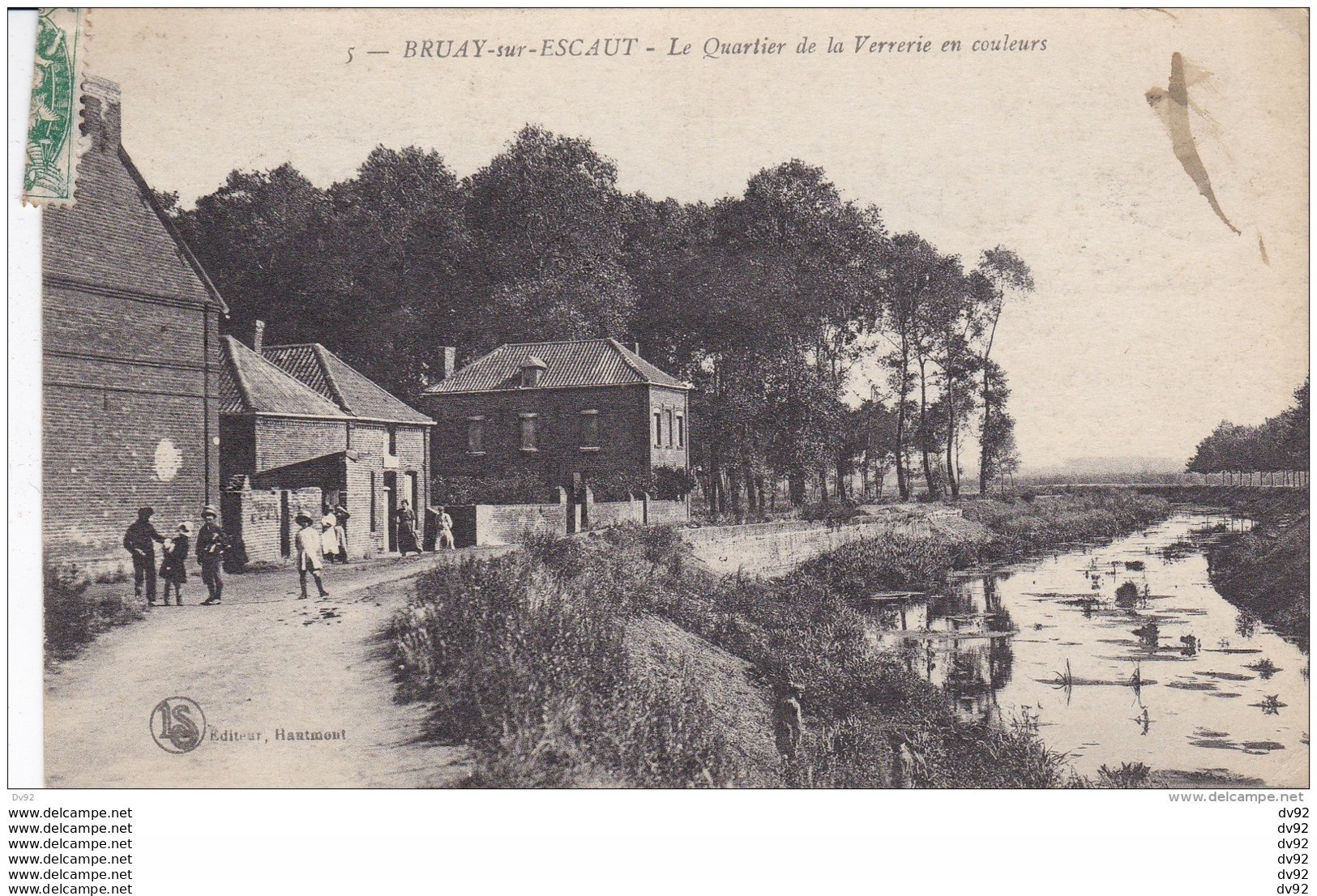 NORD BRUAY SUR ESCAUT LE QUARTIER DE LA VERRERIE EN COULEURS - Bruay Sur Escaut