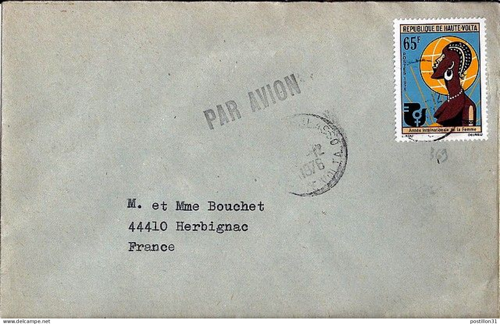 Hte VOLTA N° 369 S/L. DE BOBO DIOULASSO/7.12.76 POUR LA FRANCE - Lettres & Documents