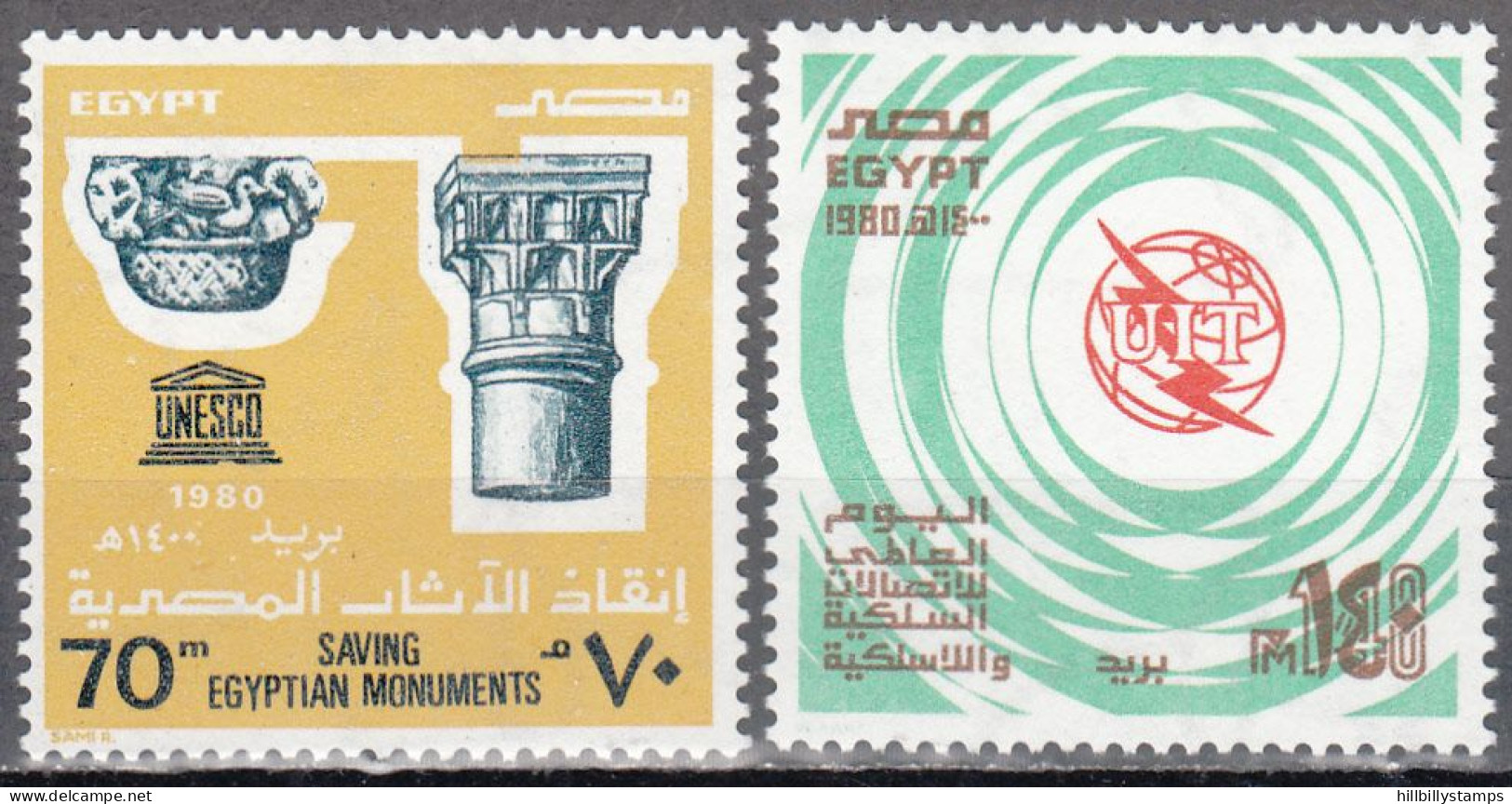 EGYPT  SCOTT NO 1142-43   MNH  YEAR 1980 - Neufs