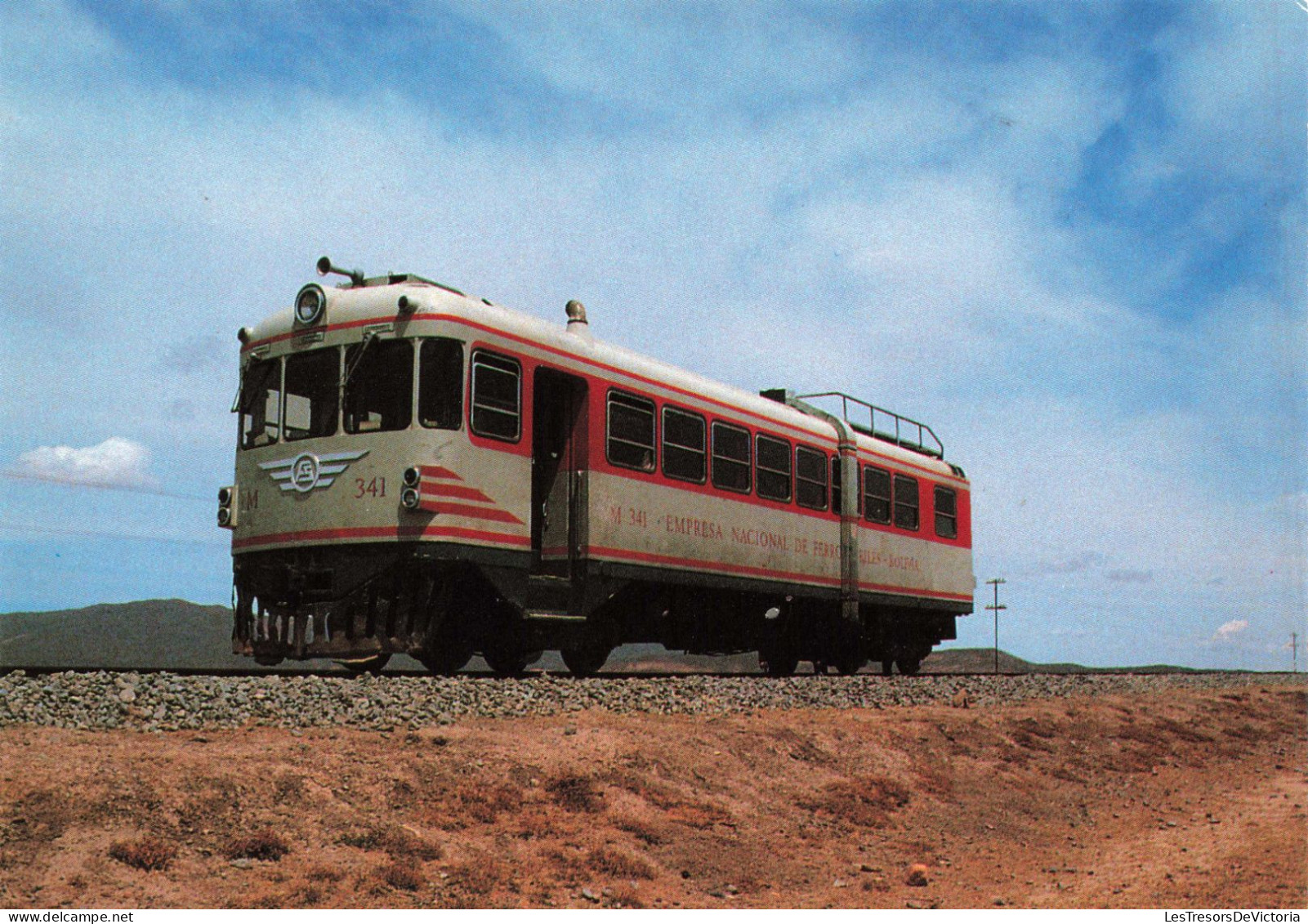 TRANSPORT - Série Voyages De L'Association Pour Le Tourisme Ferroviaire - Les Trains Les Plus Hauts - Carte Postale - Trains