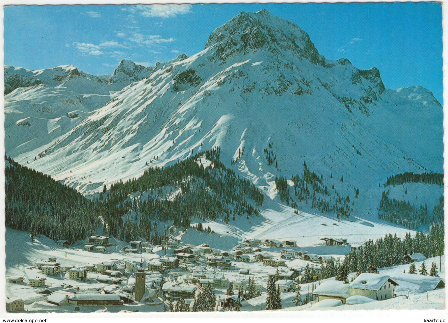 Internationaler Wintersportplatz Lech Am Arlberg, 1450-1730 M Mit Omeshorn 2472 M - (Österreich/Austria) - Lech