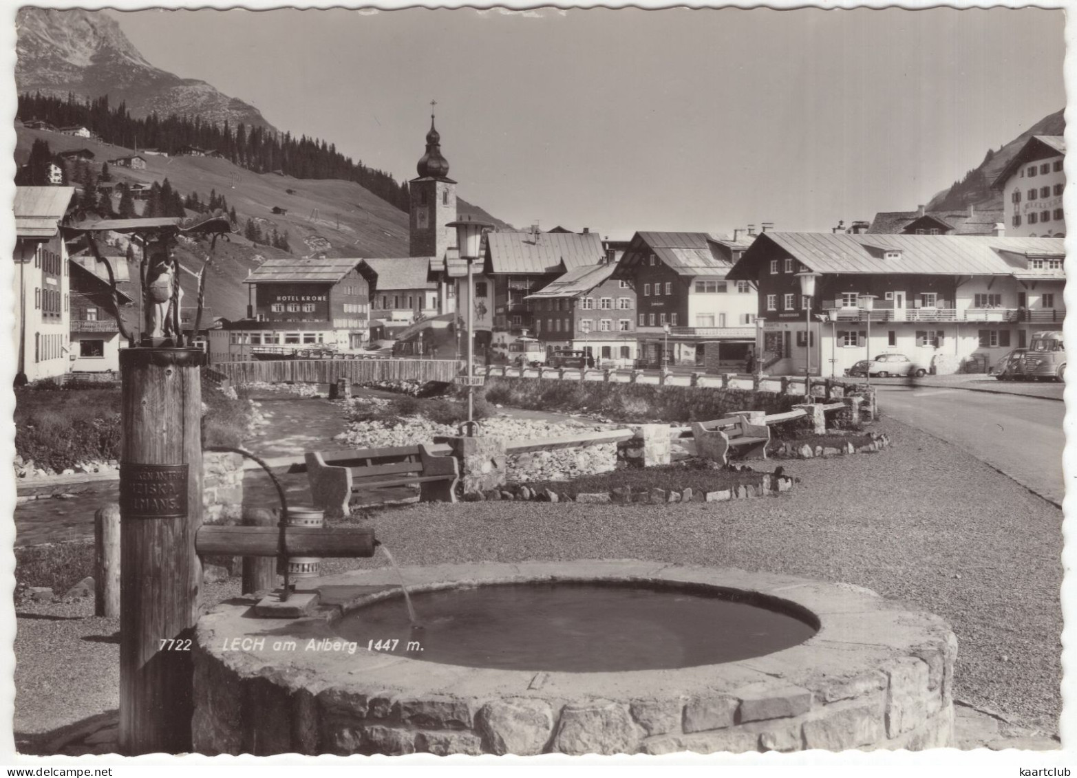 7722 Lech Am Arlberg, 1447 M. - (Österreich/Austria) - 1959 - Hotel Krone - Lech