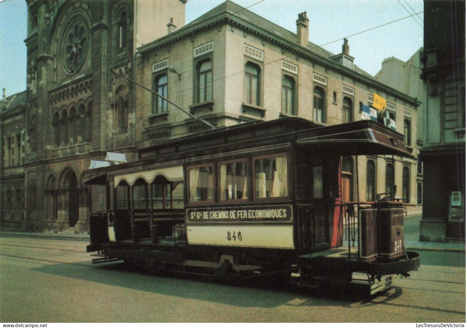 TRANSPORT - Bruxelles - La California - Voiture Mixte 346 - Carte Postale - Tramways