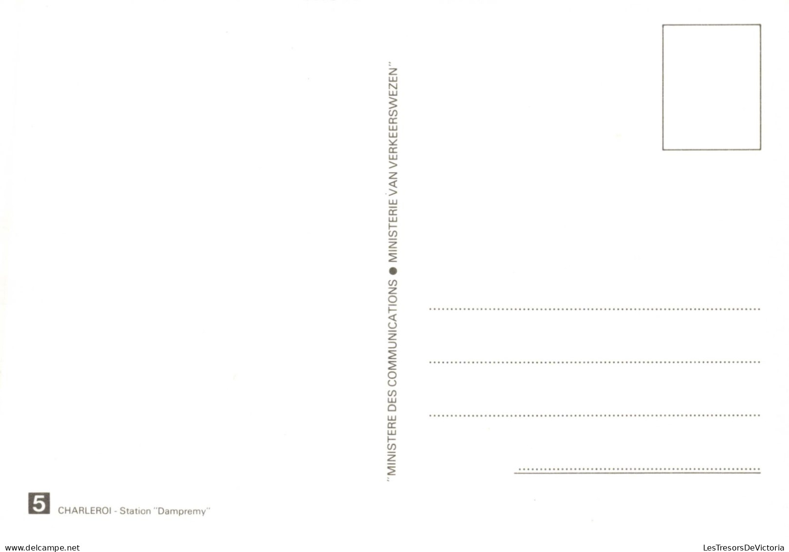 TRANSPORT - Charleroi - Station Dampremy - Carte Postale - Stations Without Trains