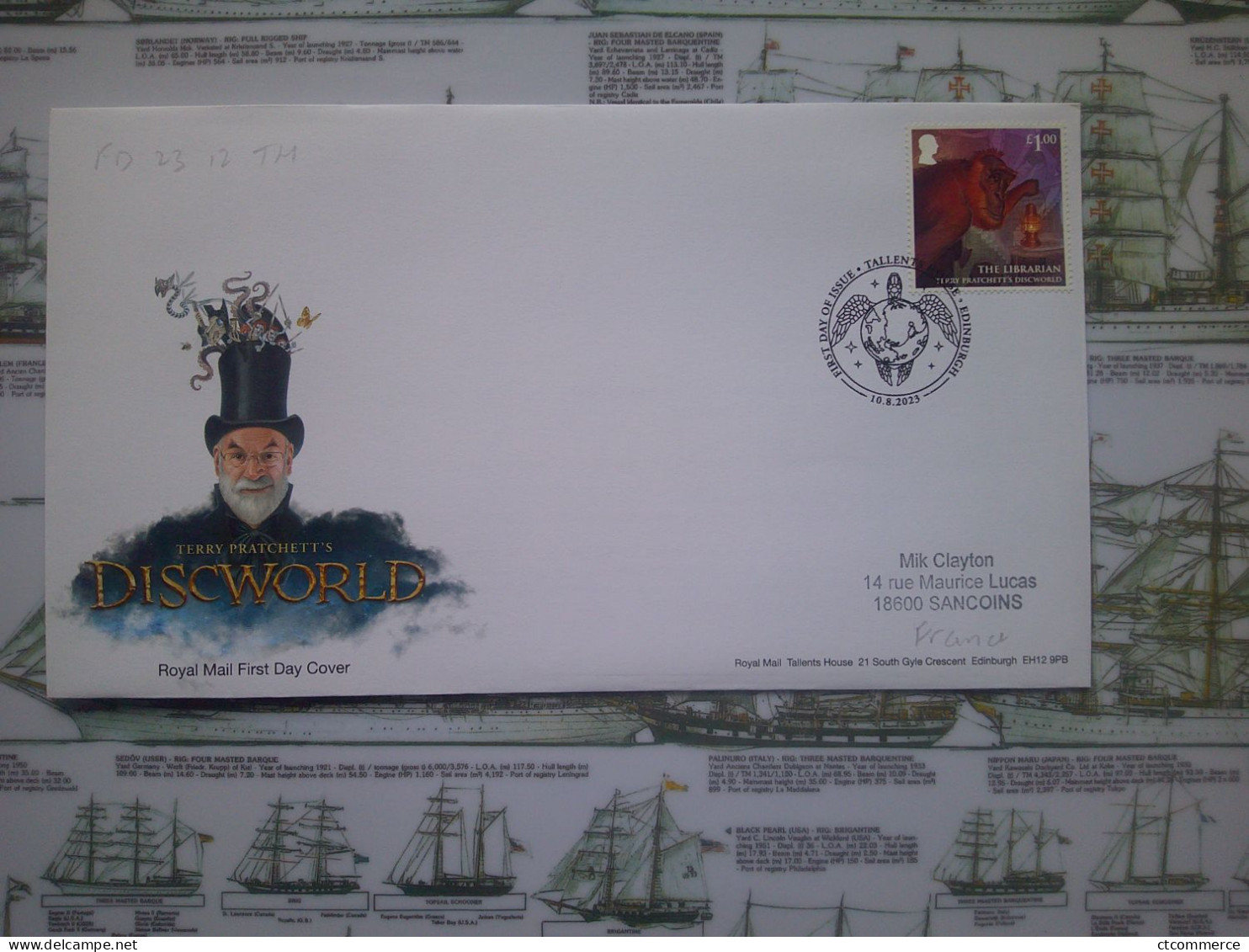2023 FDC Terry Pratchett's Disc World, The Librarian - 2011-2020 Decimal Issues