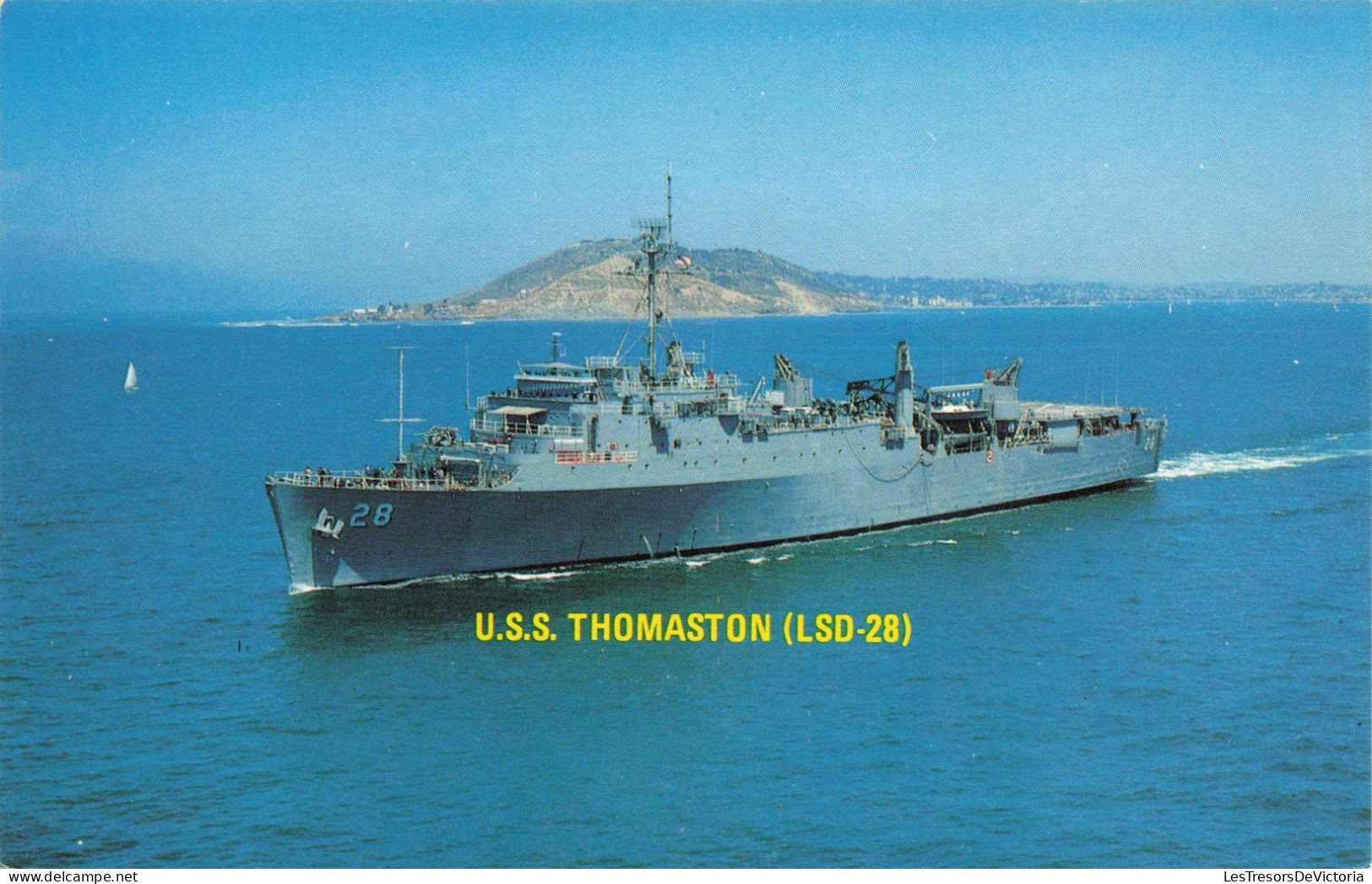 TRANSPORT - Bateaux - USS Thomaston (LSD 28) - Carte Postale - Oorlog