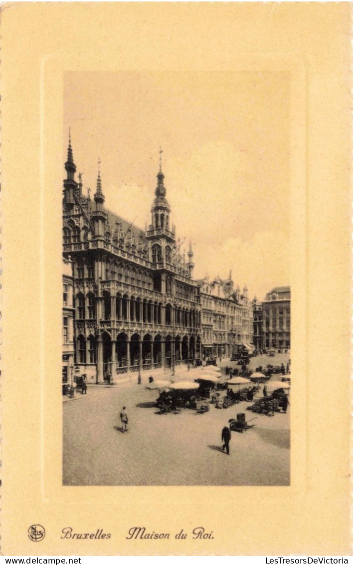 BELGIQUE - Bruxelles - Maison Du Roi - Animé - Carte Postale Ancienne - Monumenti, Edifici