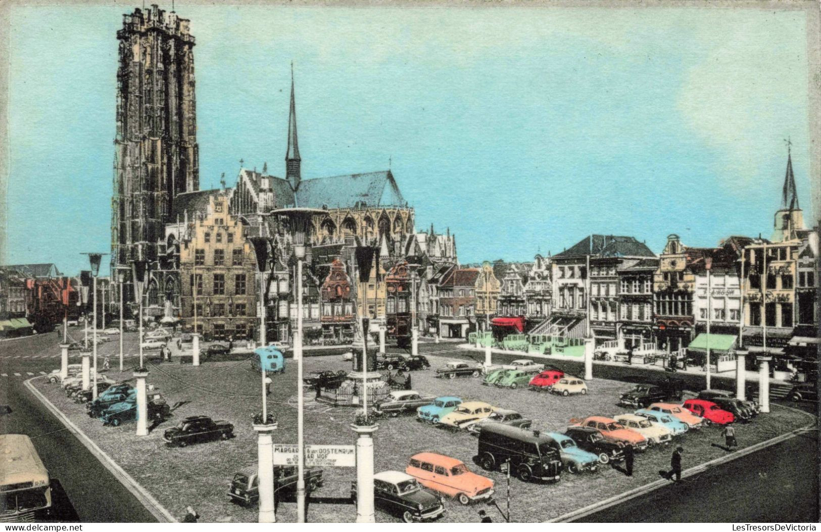 BELGIQUE - Malines - Cathédrale Saint-Rombaut - Colorisé - Carte Postale Ancienne - Mechelen