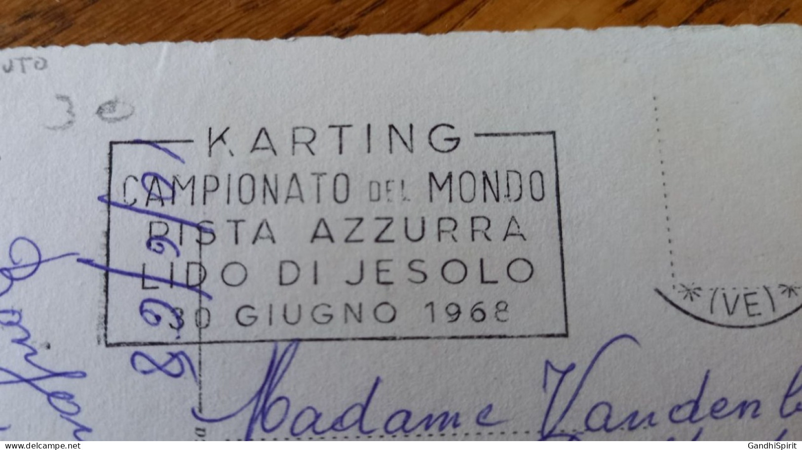 30.06.1968 - Karting - Campionato Del Mondo, Pista Azzurra, Lido Di Jesolo 30 Giugno 1968, Per Essoyes, Francia - Automobile