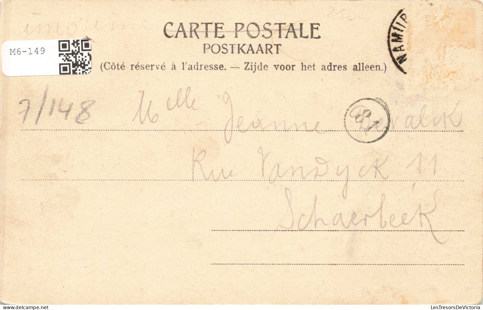 BELGIQUE - Namur - Hastière - Villa Scolaire Des Marçunvins - Carte Postale Ancienne - Hastière