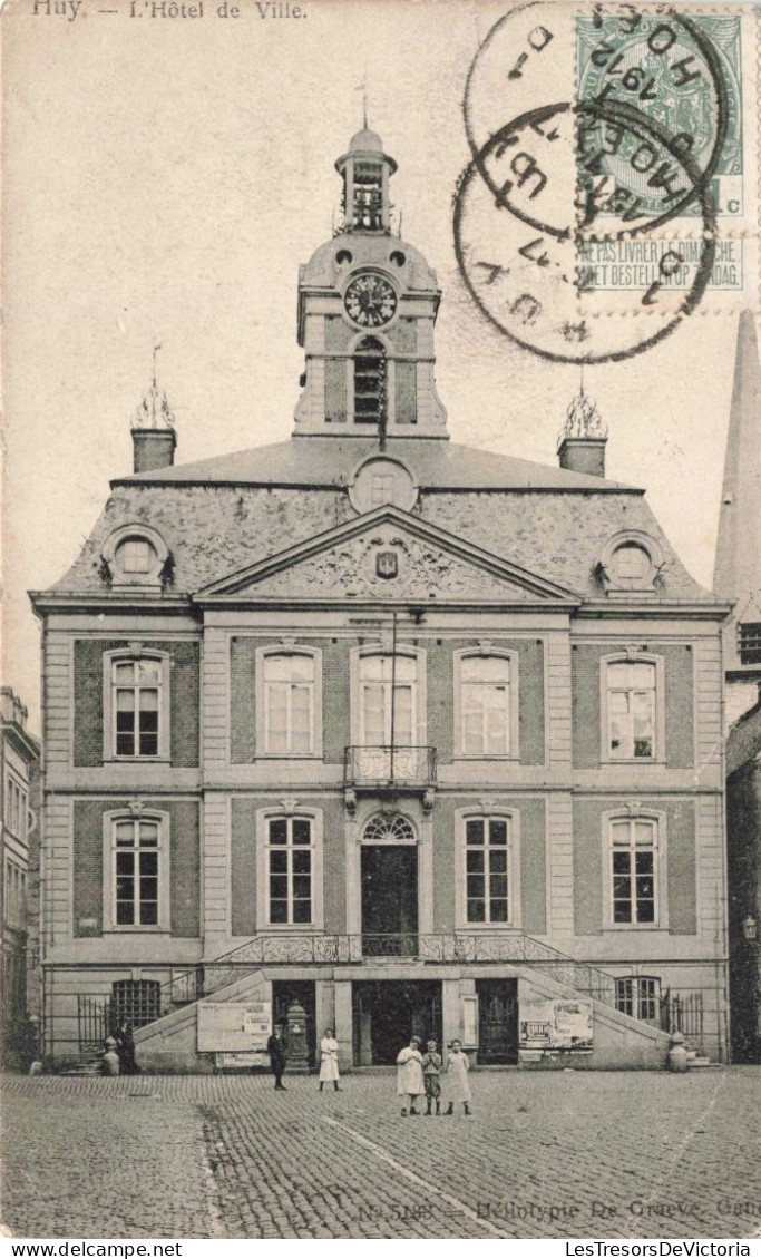 BELGIQUE -Liège - Huy - L'Hôtel De Ville - Carte Postale Ancienne - Huy