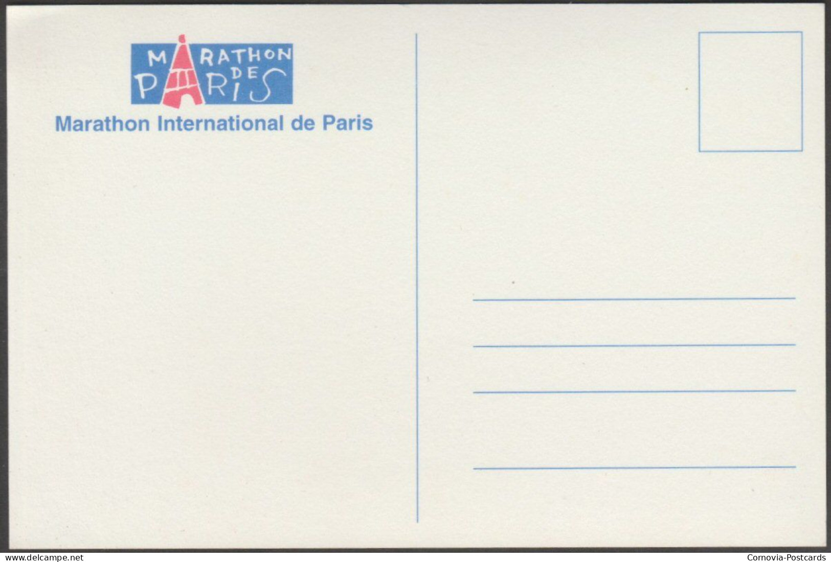 Marathon International De Paris, C.1980s - Édition Officielle CPM - Athlétisme