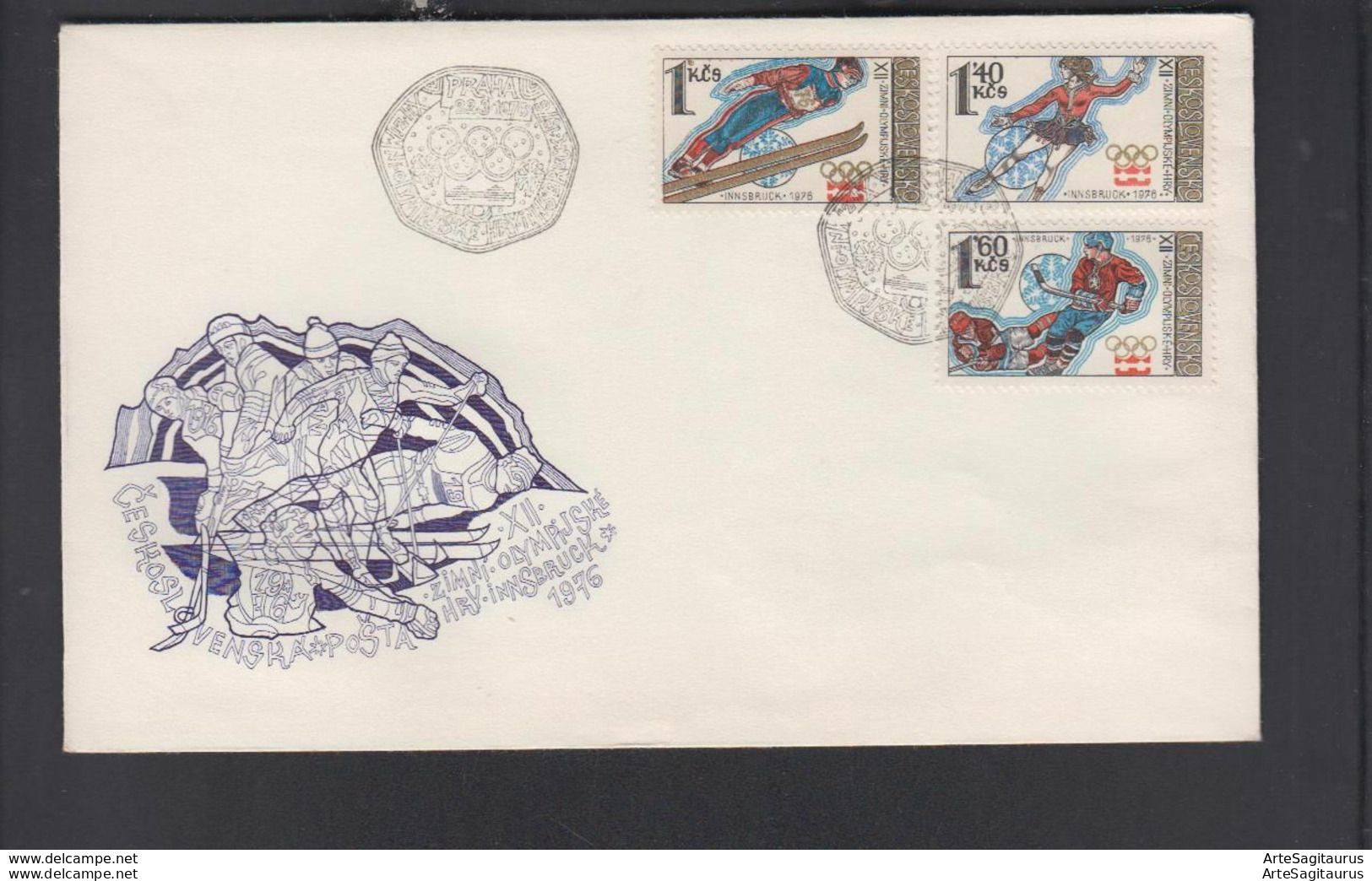 CSSR, FDC, INNSBRUCK 64  (008) - Inverno1964: Innsbruck